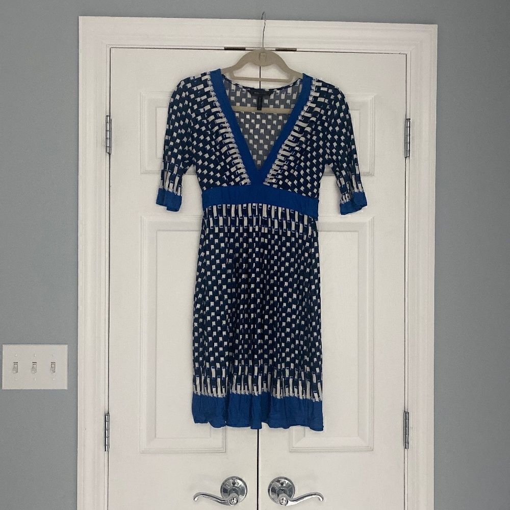 BCBG Maxazria geometric design dress